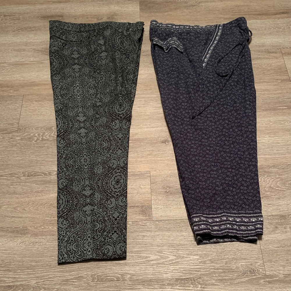 TT: Gap & Dockers Paisley Print Pants
